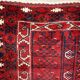 Vintage carpet turkmen engsi handmade 124cm x 165cm 1970s - 1c431