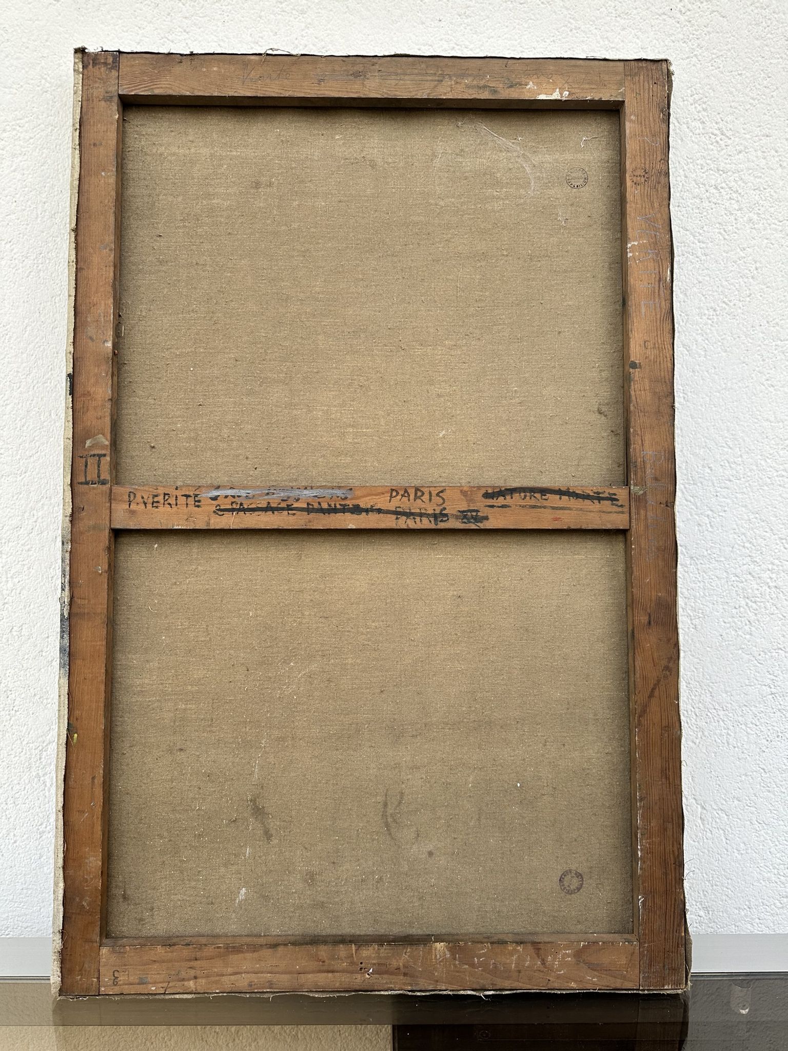 La Parade par Pierre Vérité, huile sur toile