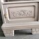 Old wooden and marble bedside