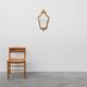 French rococo-baroque style Mirror in wood with gilded frame