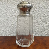 Crystal sugar sprinkler in solid silver