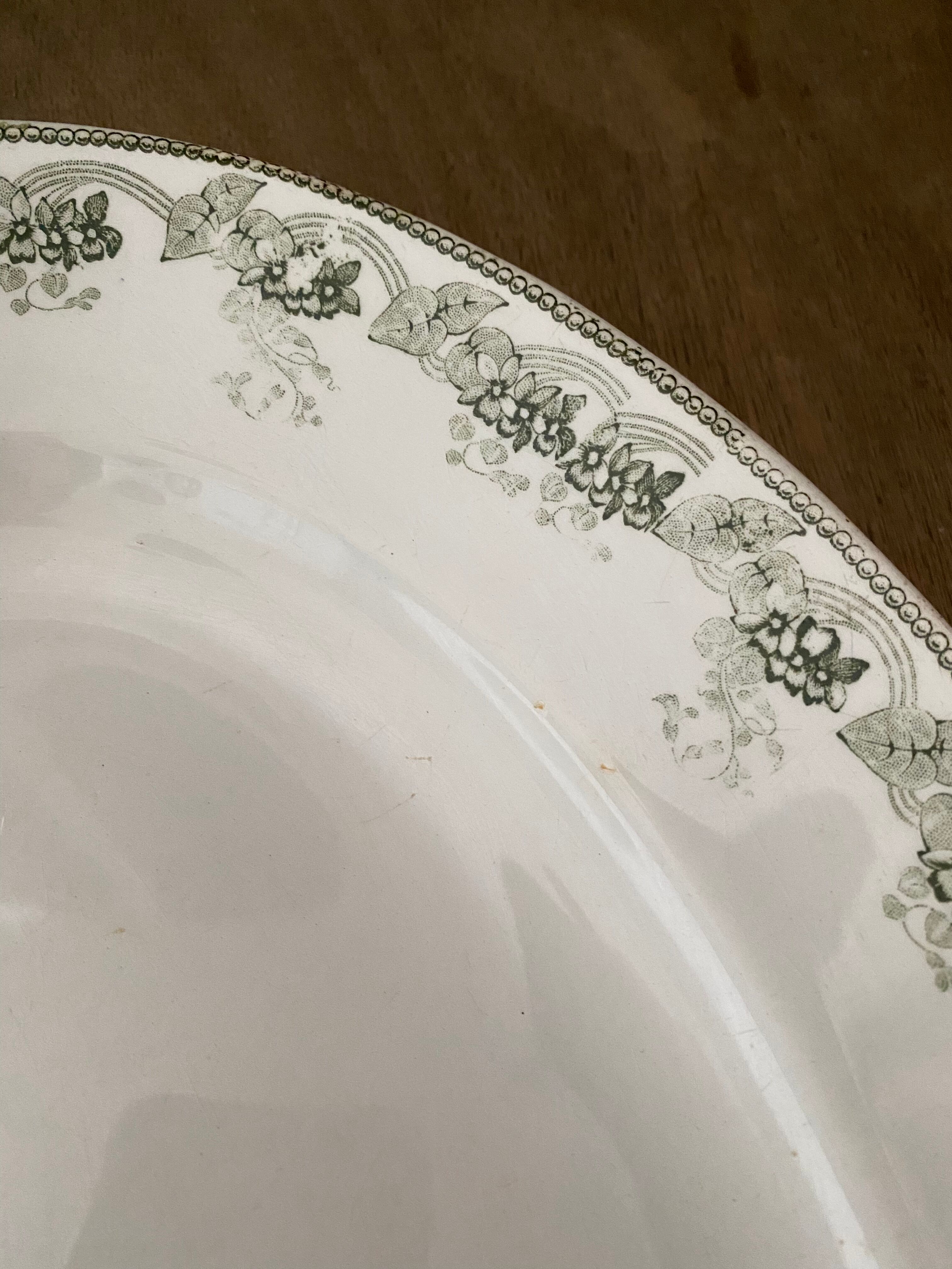 Moulin de Lou earthenware oval dish