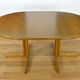 Lubke vintage 1960 Scandinavian design oval table