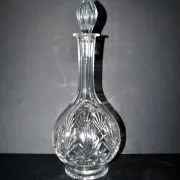 Cut crystal wine carafe Saint-Louis model VIC Massenet 1930 H34cm