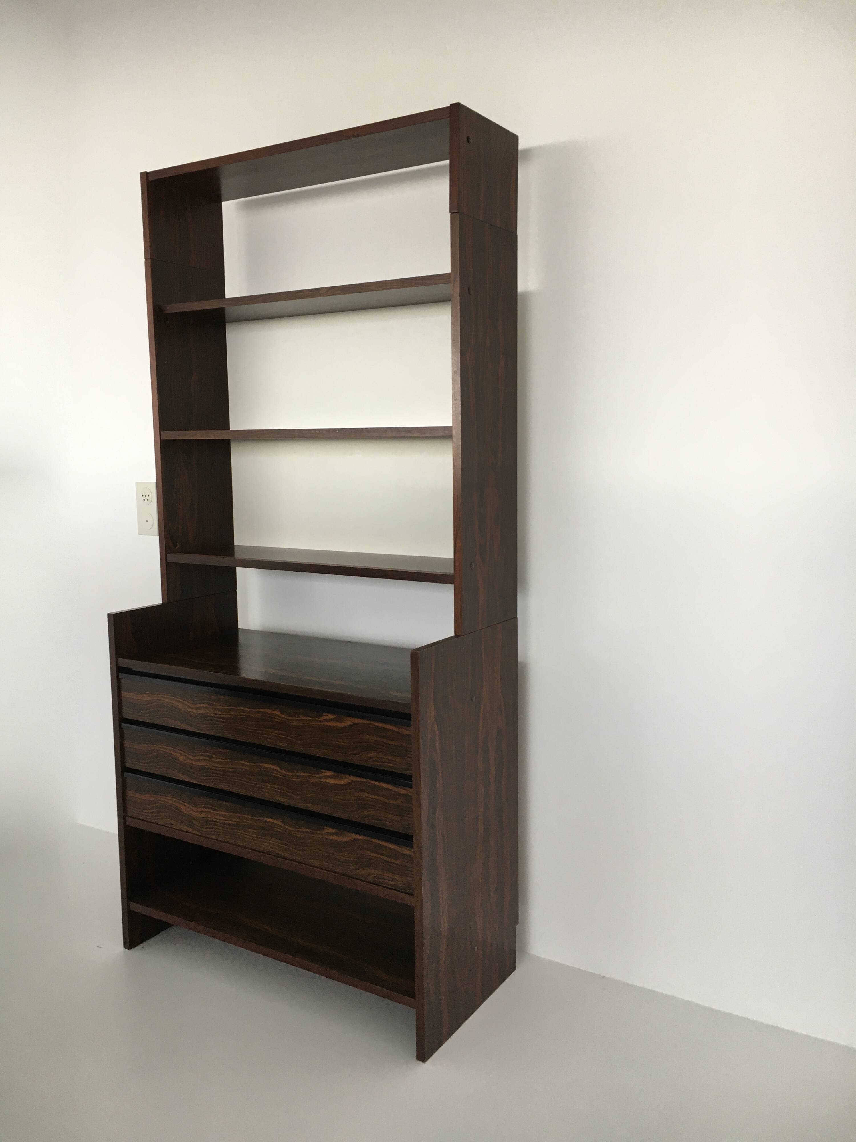 Poul Cadovius for klm rosewood cabinet, 1970’s