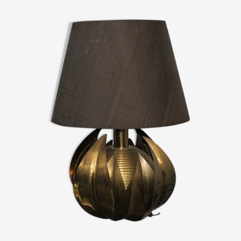 Lampe de bureau en laiton 1970