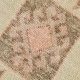 Wool Vintgae Runner Rug, Mid-Century Textile Runner Rug, 86x367 Cm