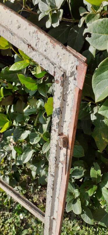 Window L156.2xH119 industrial curved metal glass roof frame