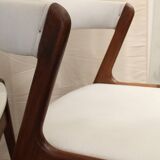 Pair of T21 Fire model chairs by Kai Kristiansen circa 1960