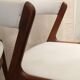 Paire de chaises modèle T21 Fire de Kai Kristiansen vers 1960