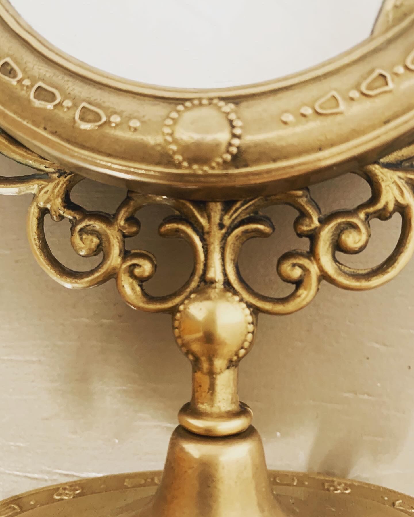 Art nouveau psyche mirror