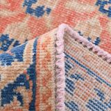 Rare Tapis Persan Ancien, Chef-d’œuvre Fait Main en Laine Naturelle