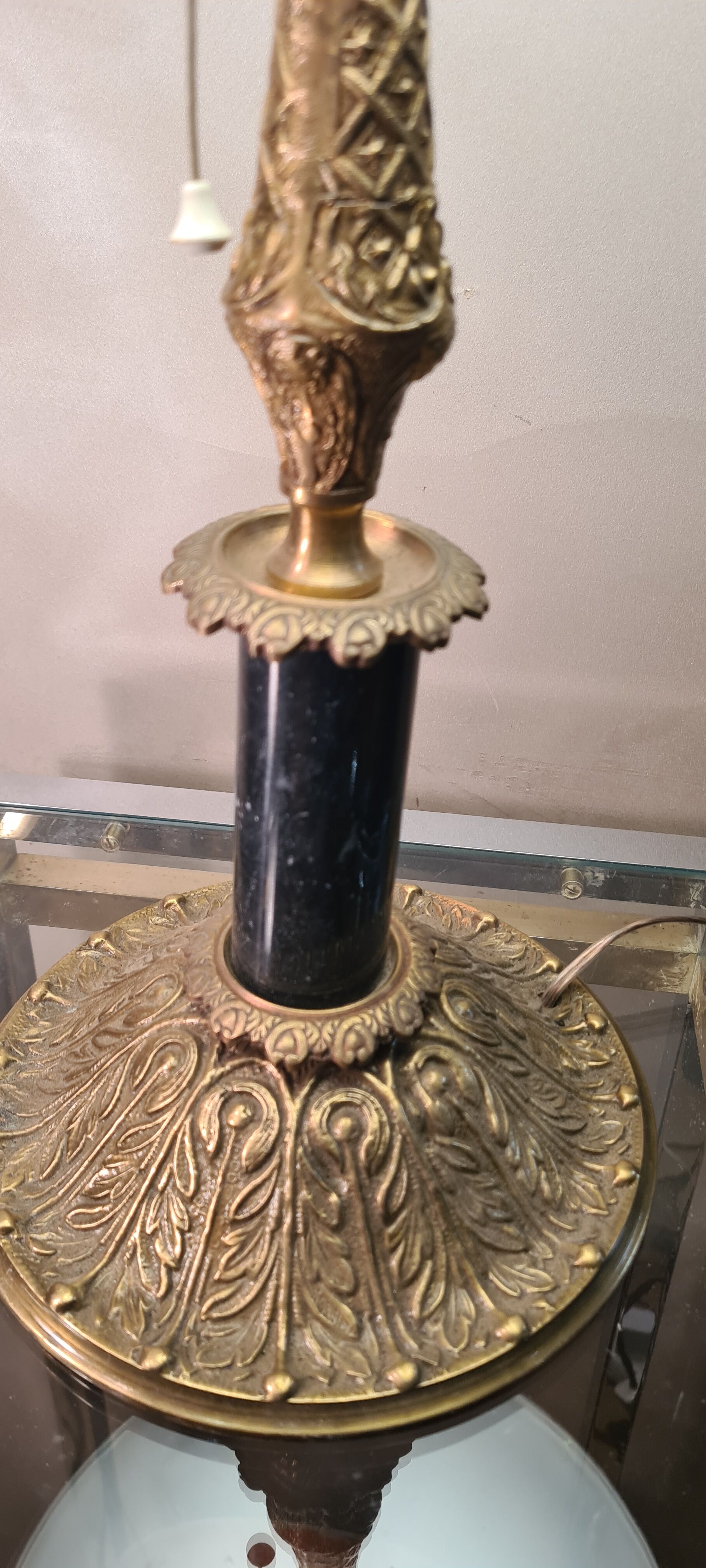 Pull lamp art deco