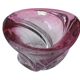 Vase Wave Val-Saint-Lambert rubis sommerso design Delvenne 1950