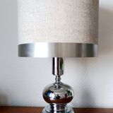 Lampe chrome vintage 1970