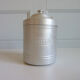 Set of 6 tin spice pots