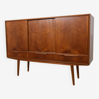 Mid century teak danish sideboard by e. w. bach for sejling skabe, 1960s