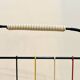 Vintage scoubidou vinyl magazine rack metal 50s 60s multicolor 1960