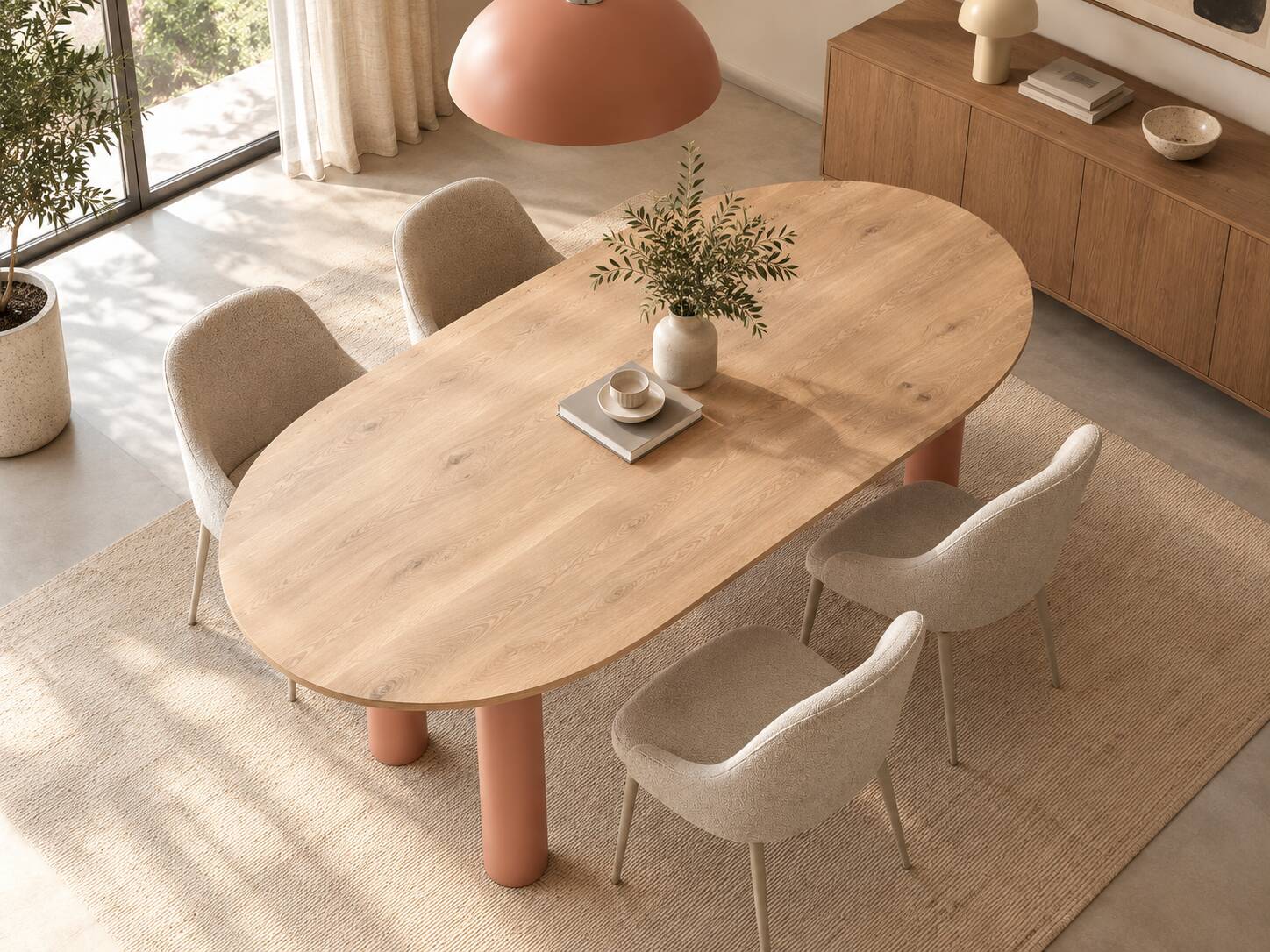 Oval table For Me Lab – Saturne