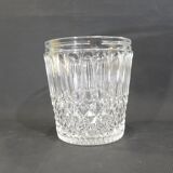 Vase / Bucket with champagne molded glass / vintage