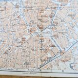 Nîmes, Gard, original plan printed in 1906.