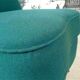 Chaise à dossier haut en forme de pantoufle italienne attribuée à Paolo Buffa, années 1950.