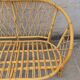 Salon de jardin Vintage en bambou et rotin - Années 60/70