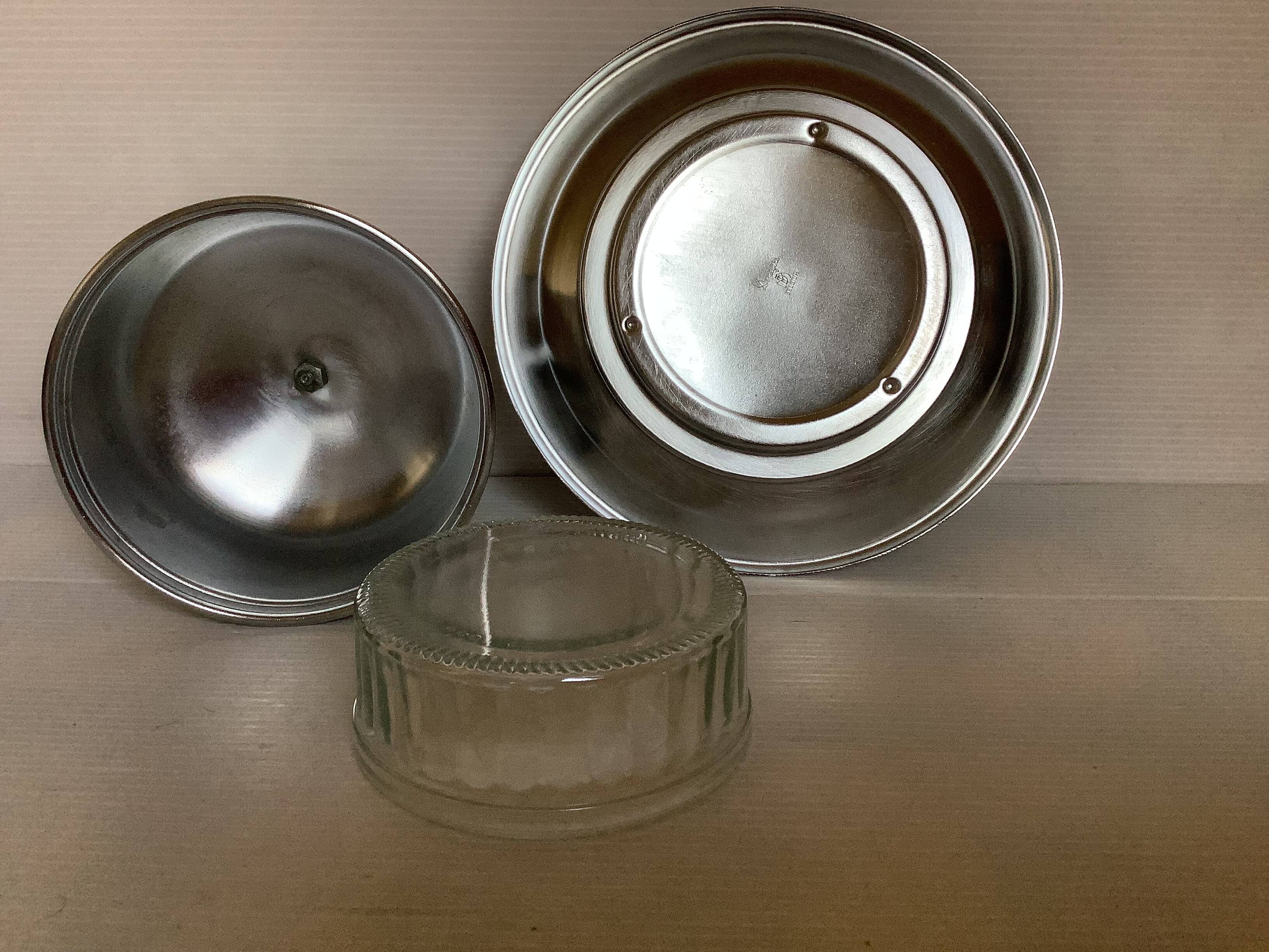 Old bell-shaped butter dish Demeyere Belgium