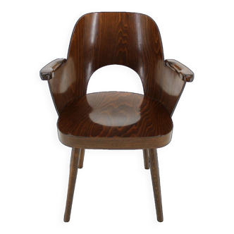 1960s oswald haerdtl chair by ton czechoslovakia, up to 12 pieces