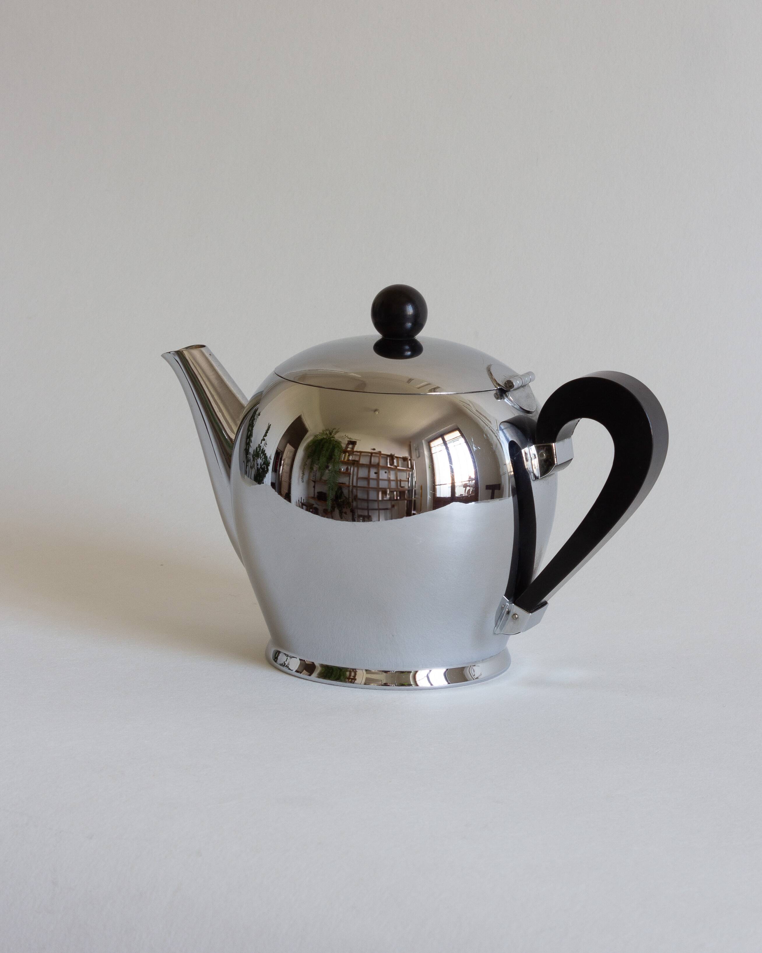Teapot - domed -, 8 cups, Alfra Alessi, Italy, 40s/50s