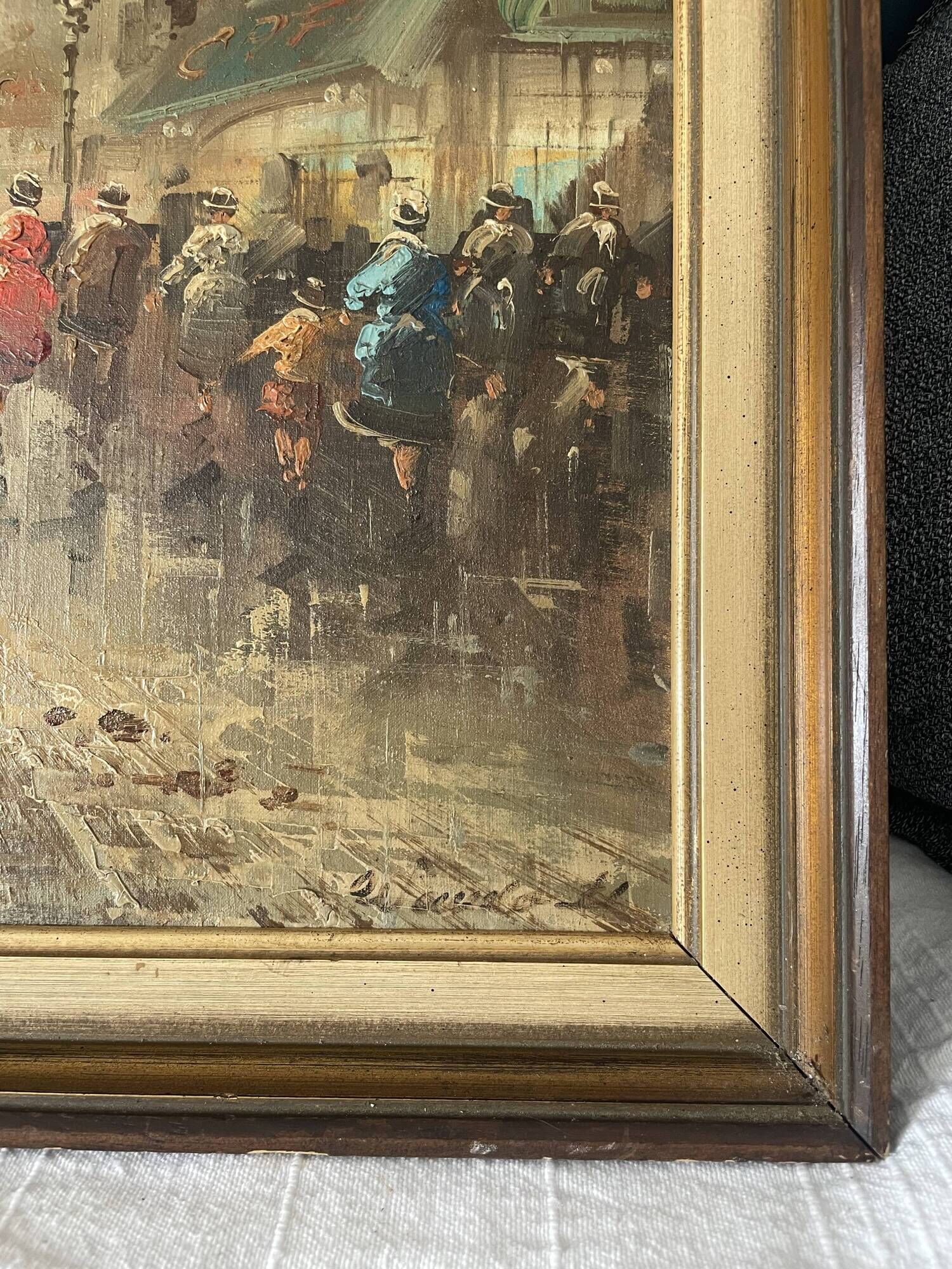 Signed Montmartre painting