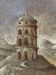Oil on canvas landscape a l'antique signed gouny et marange