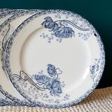 U&C Sarreguemines Model Royat set of 6 dessert plates