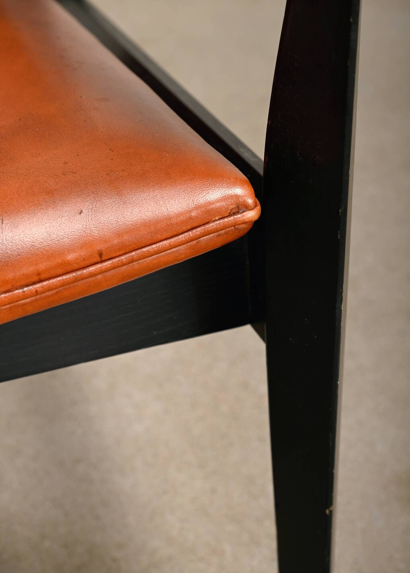 Karen & Ebbe Clemmensen Safari Chair in leather for Fritz Hansen, Denmark