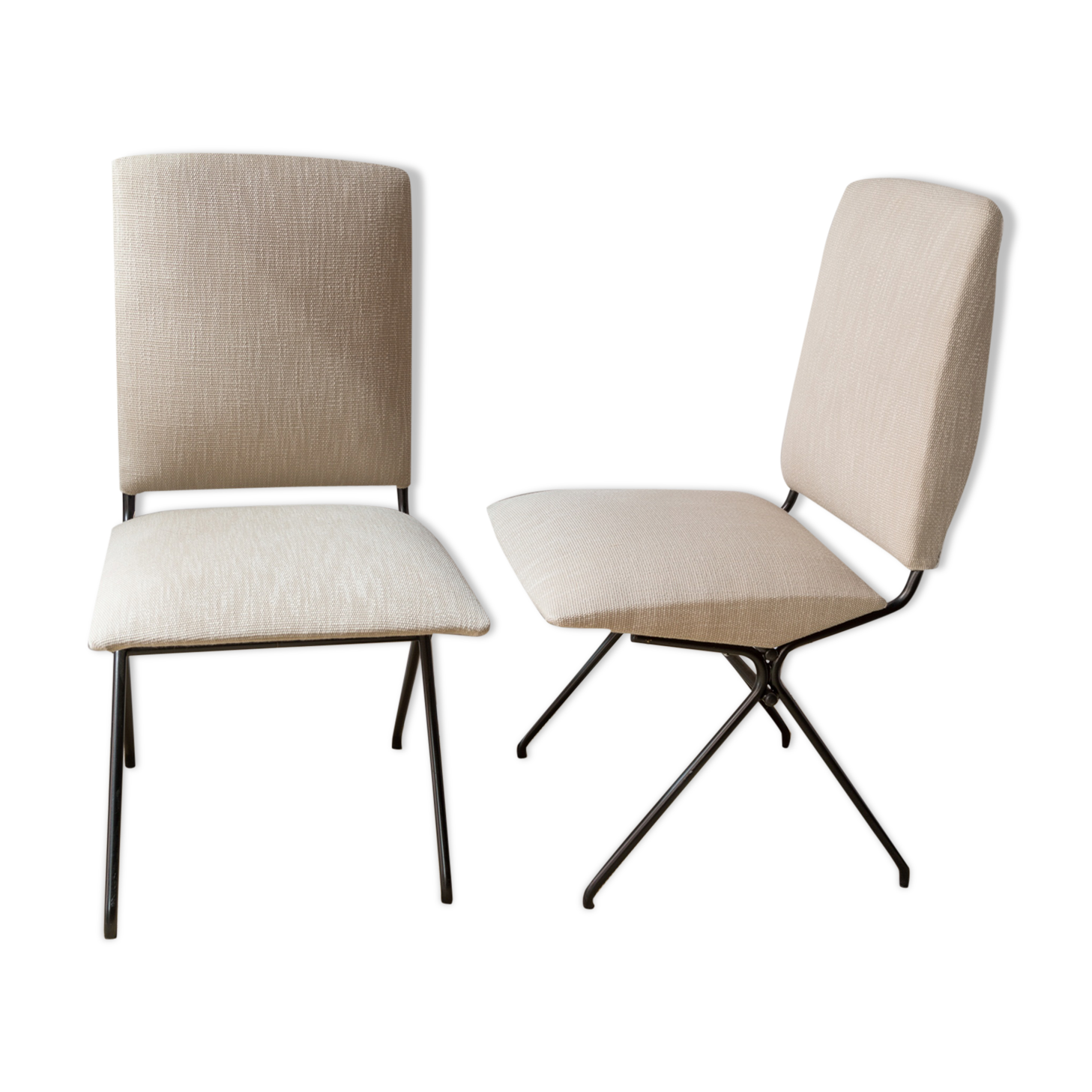 Pair of chairs André SIMARD