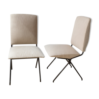 Pair of chairs André SIMARD