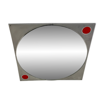 Large "Space Age" mirror Italy — 1970s