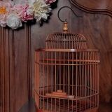 Decorative bamboo bird cage