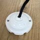 Industrial Blue Enamel Ceiling Light, 1950s