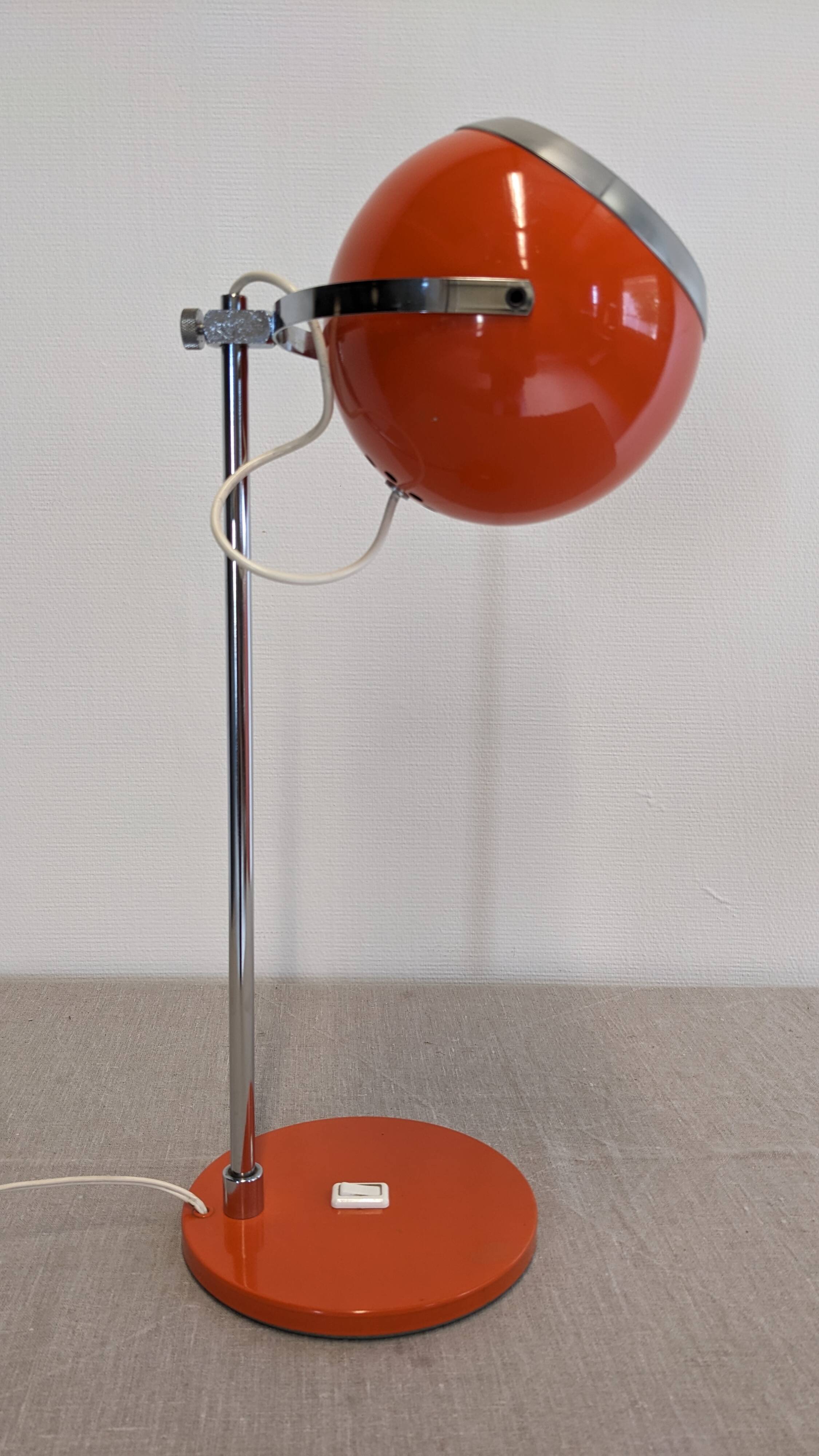 Space Age "Eye Ball" Lamp, 60s-70s