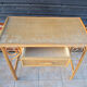 Old bamboo and wicker desk / dressing table