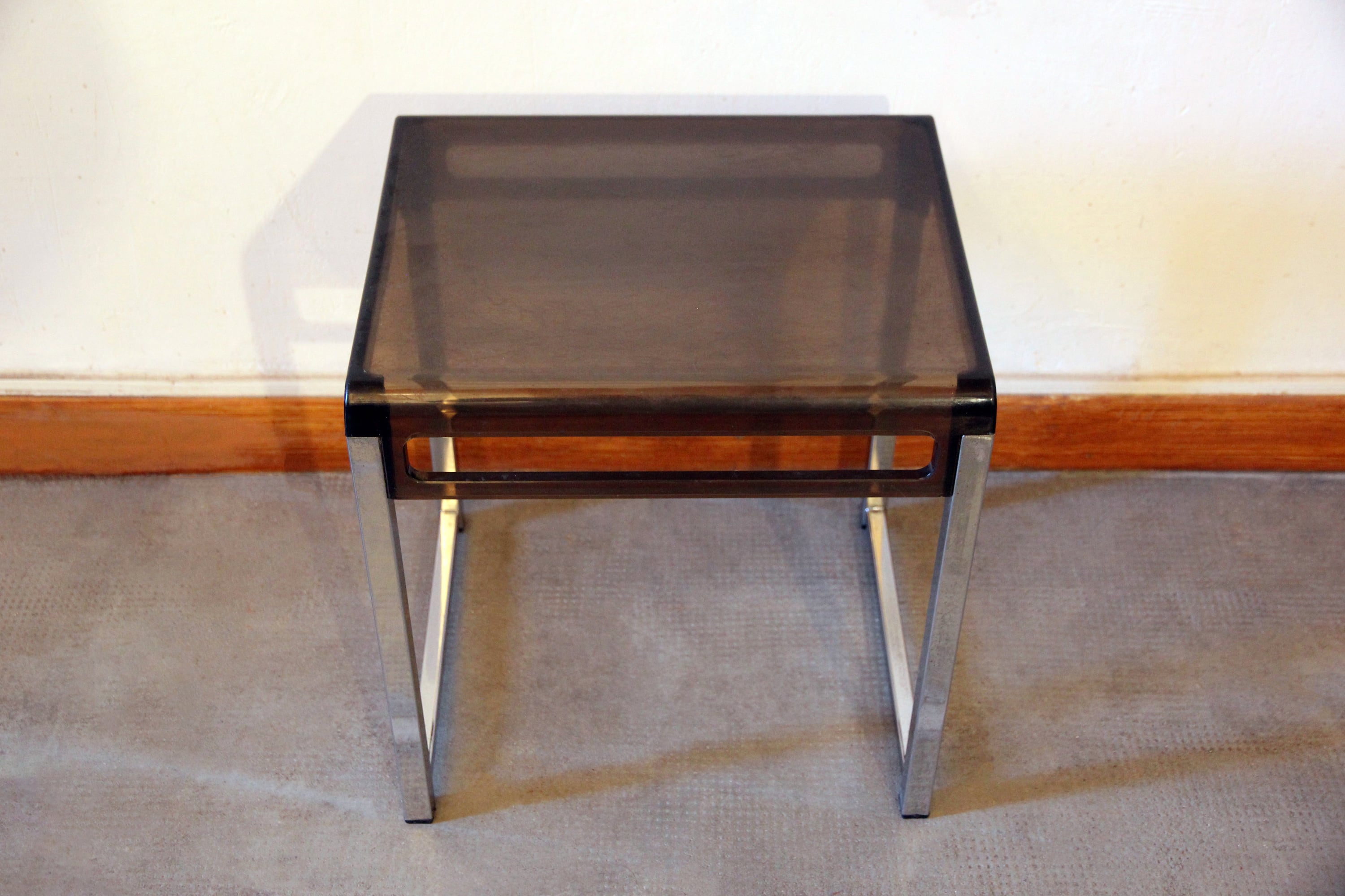 Vintage Plexiglas Sofa End