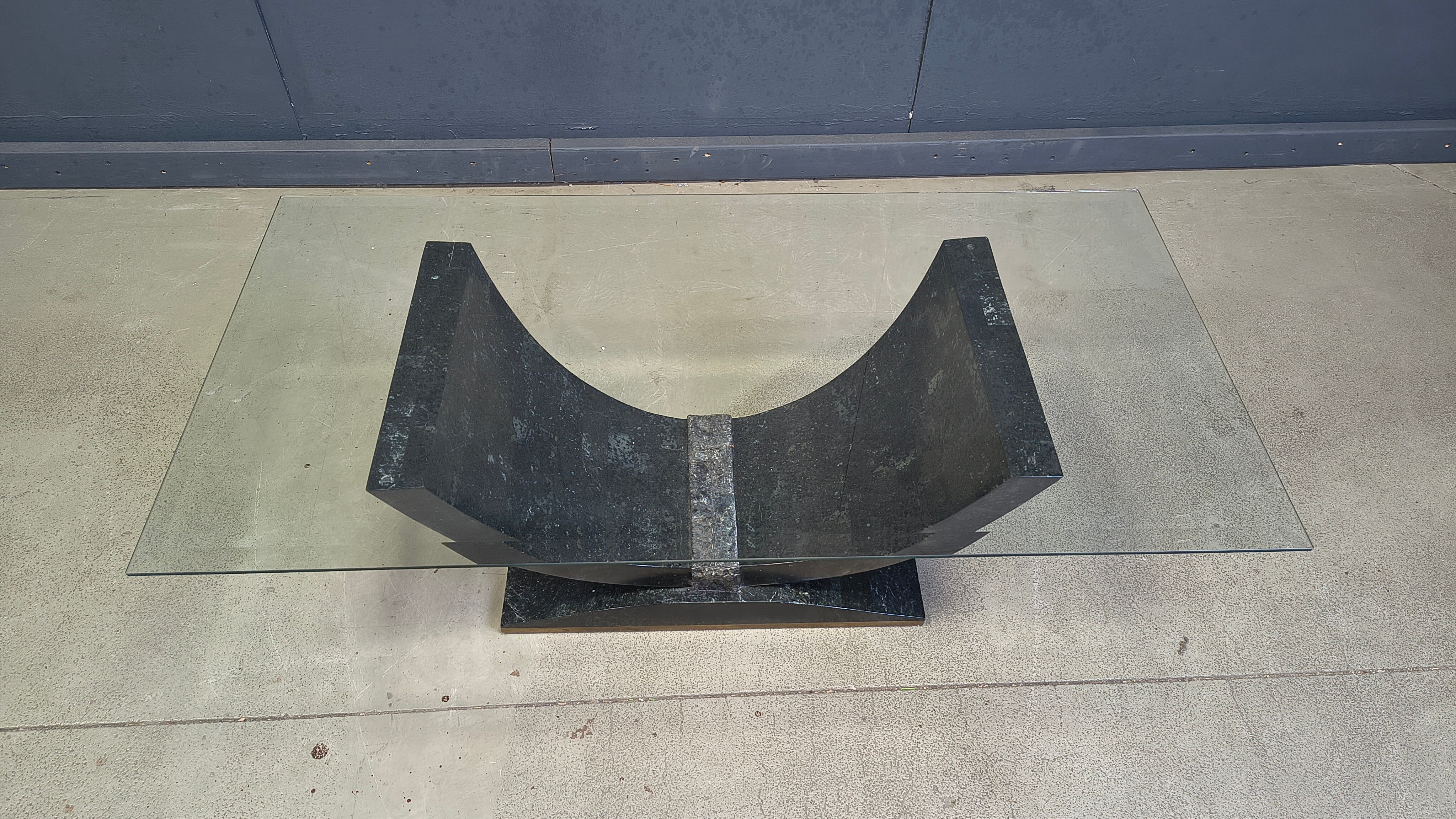 Vintage tessellated coffee table by Maitland Smith, 1980s