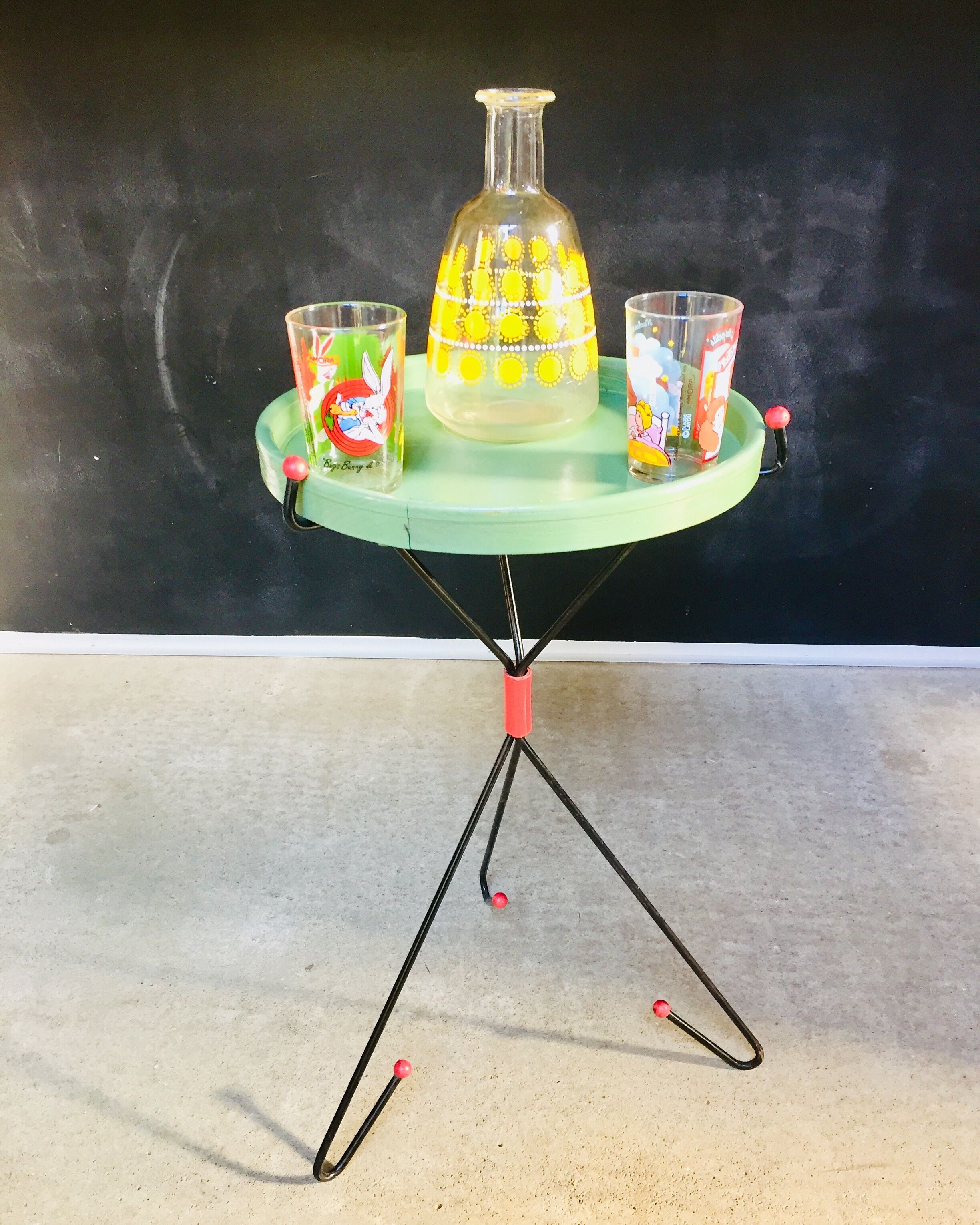 Scoubidou tripod sellette