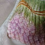 Large antique Barbotine/asparagus platter
