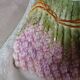 Large antique Barbotine/asparagus platter