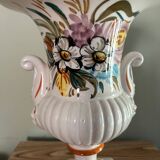 Stamped ceramic vase