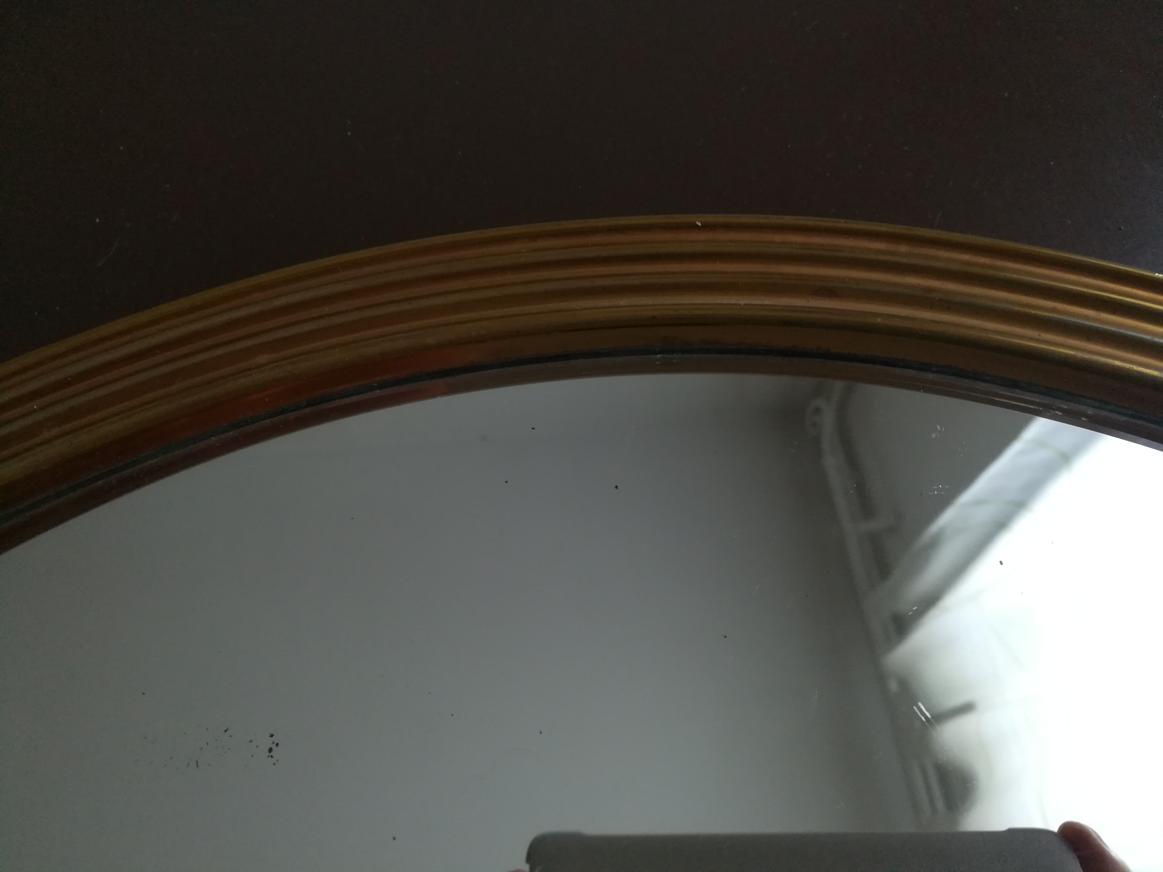 Plateau miroir art déco