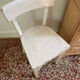 Small white wooden children's bistro chair