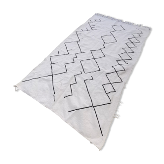 Graphic carpet berbere béni ouarain 150x270cm